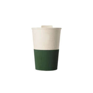 reusable wheat straw cup – 350 ml (green)