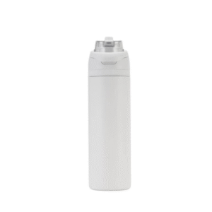 stainless steel bottle with dual sip lid – white (720 ml)