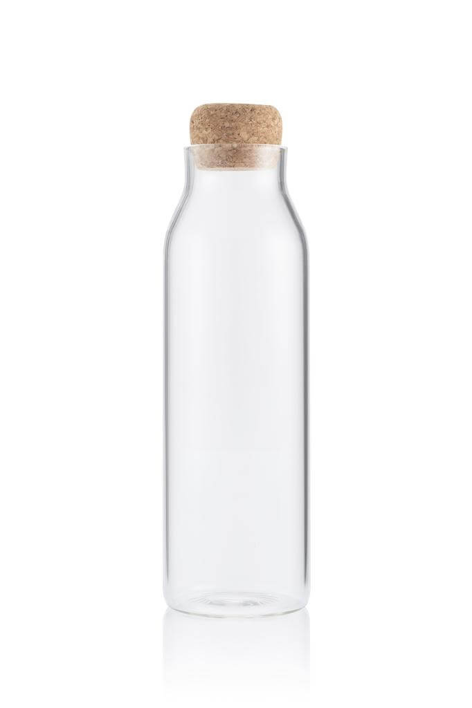 DWEN 363 DELLACH Borosilicate Glass Bottle With Cork Lid 1200ml