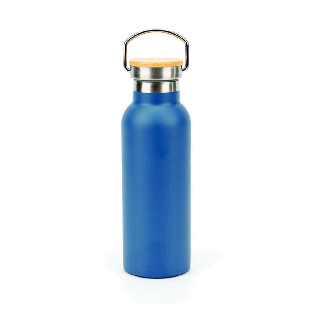 DWGL 3271 ALMERIA Giftology Double Wall Stainless Steel Bottle 500ml Blue