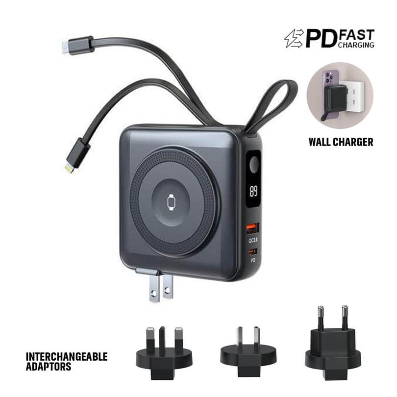 ITPB 1247 FUSION @memorii 6 In 1 10000mAh Universal Powerbank Charger