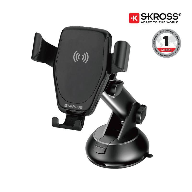 ITSK 1174 SKROSS Car Phone Holder Wireless Charger Black